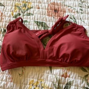 cupshe bikini in size large - pink